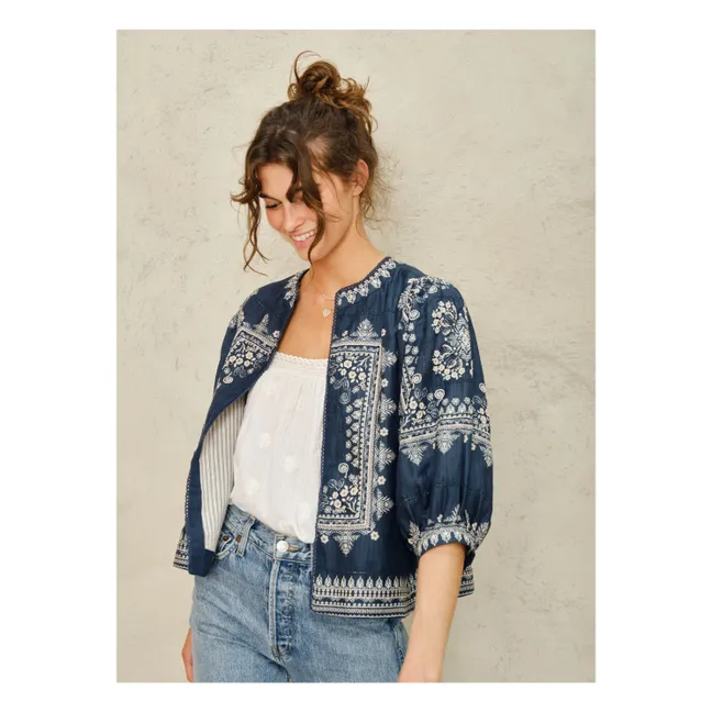 Veste Eden Imprimée | Bleu