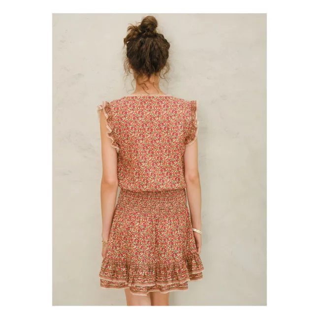 Kleid Laney Bedruckt | Rot