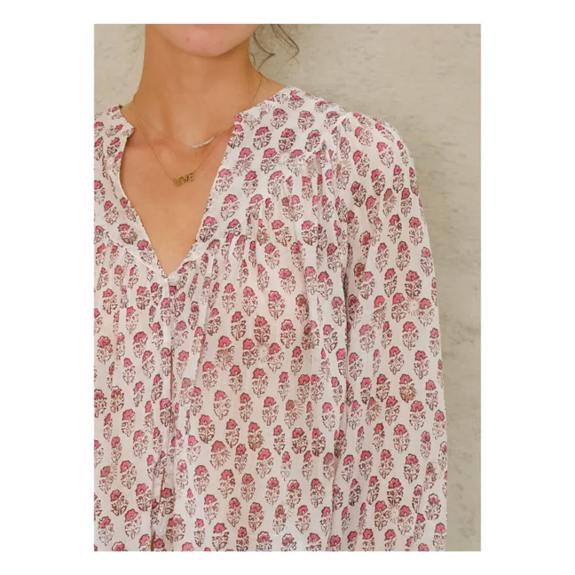 Blusa estampada Kiki | Rosa
