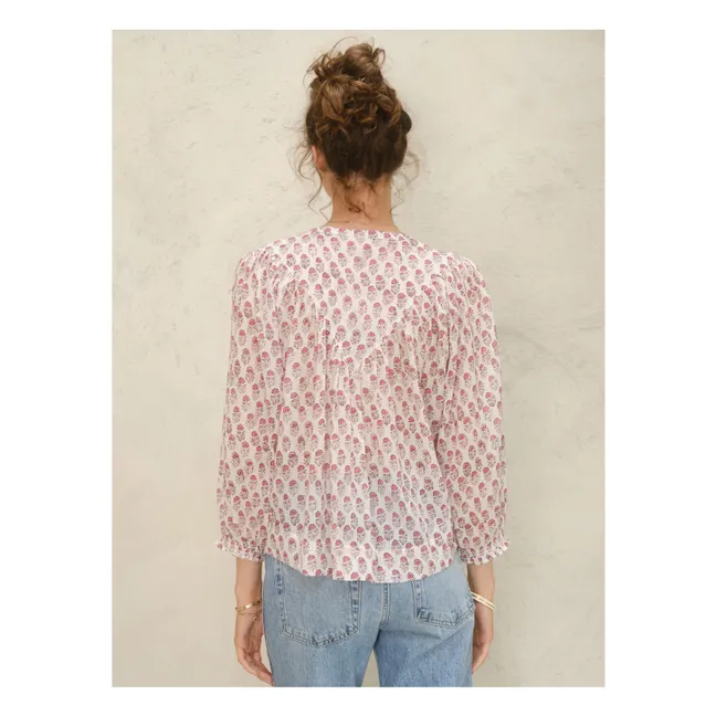 Camicetta stampata Kiki | Rosa