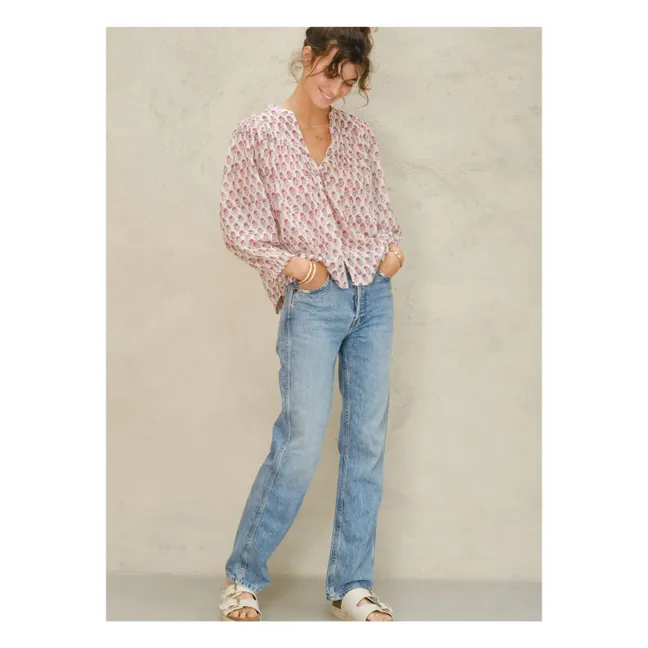 Blusa estampada Kiki | Rosa