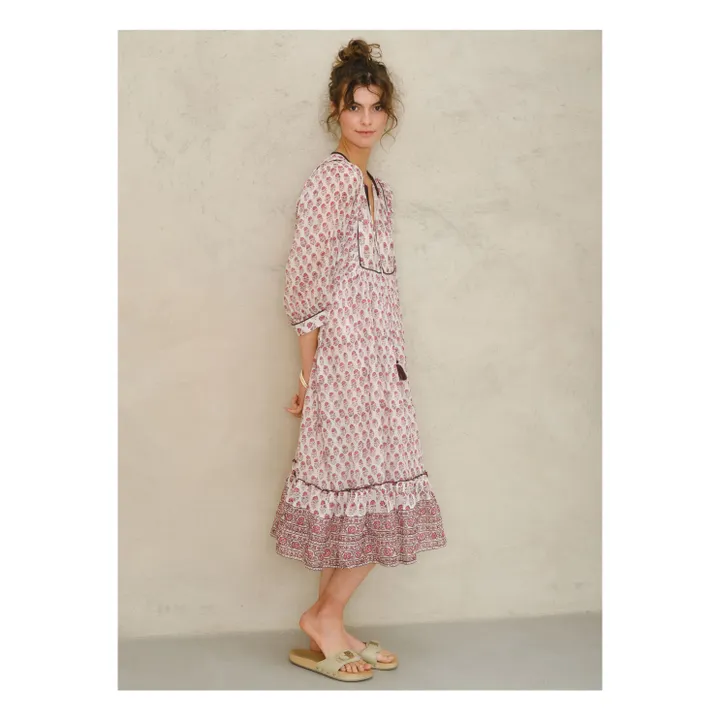 Robe Kiki Imprimée | Rose- Image produit n°2