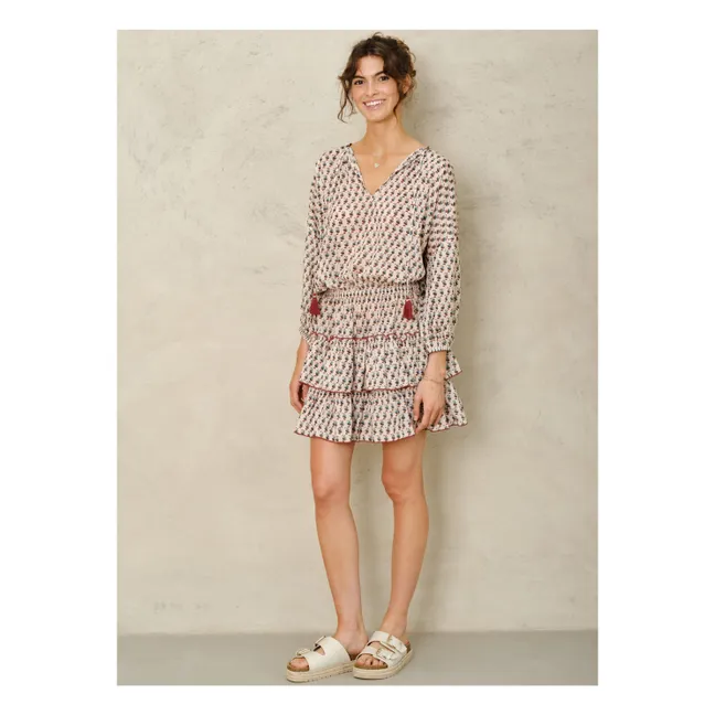 Kleid Devi Bedruckt | Seidenfarben