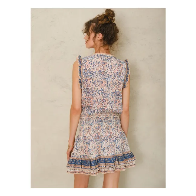 Kleid Cass Bedruckt | Blau