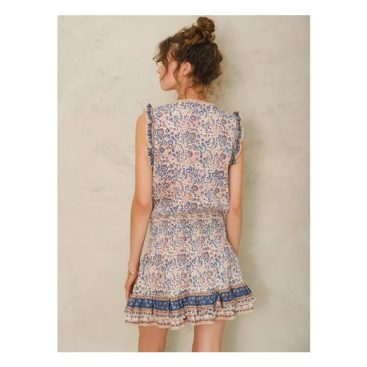 Robe Cass Imprimée | Bleu- Image produit n°1