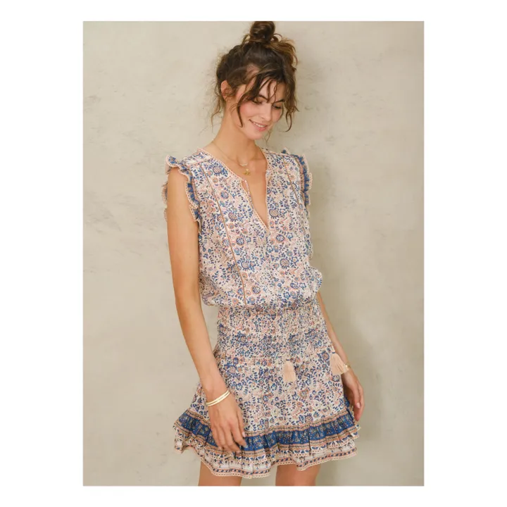 Robe Cass Imprimée | Bleu- Image produit n°0