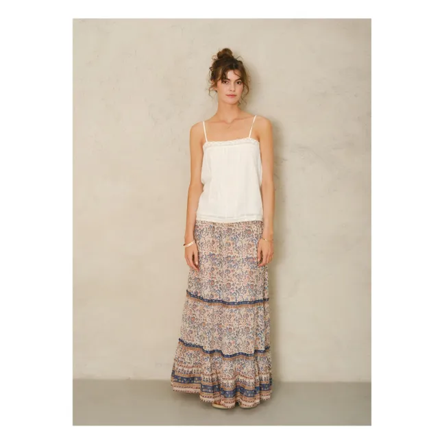Gonna stampata Cass | Blu