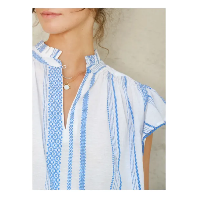 Blusa de rayas Alma | Crudo
