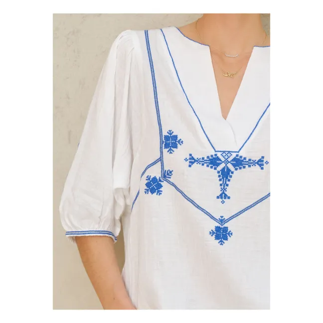 Blusa bordada Vivien | Blanco