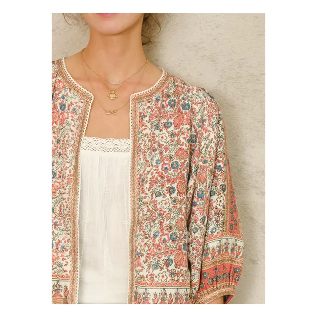 Chaqueta estampada Cass | Coral