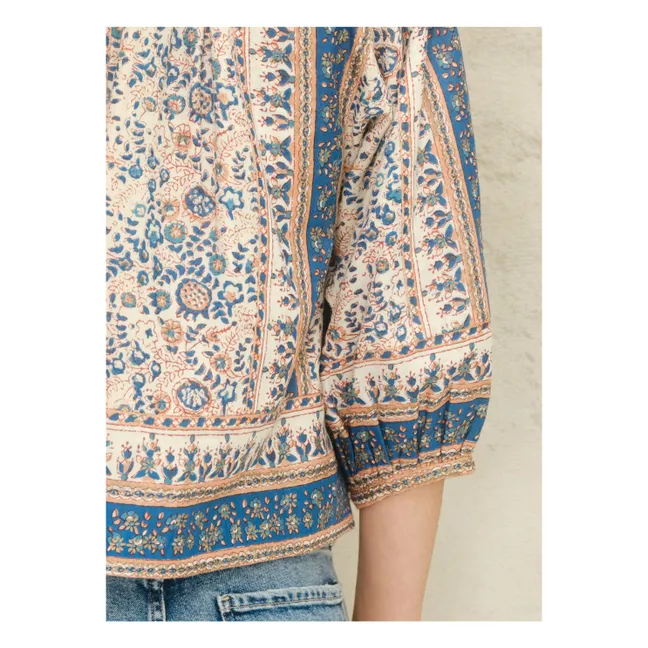 Chaqueta estampada Cass | Azul