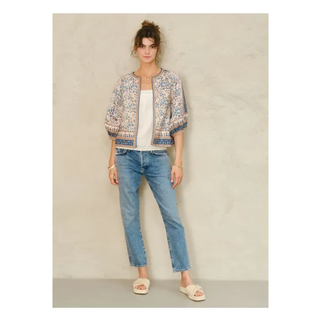 Chaqueta estampada Cass | Azul