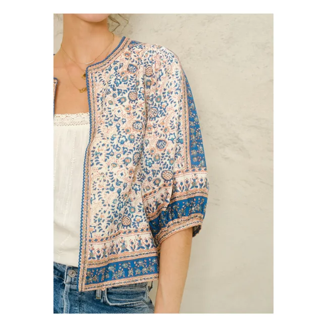 Chaqueta estampada Cass | Azul