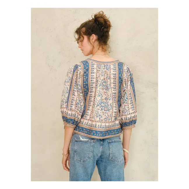 Chaqueta estampada Cass | Azul