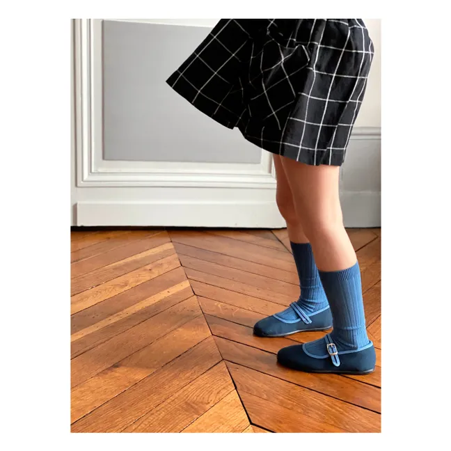 Ballerines Onagra | Bleu marine