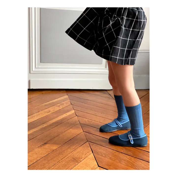 Ballerines Onagra | Bleu marine- Image produit n°2