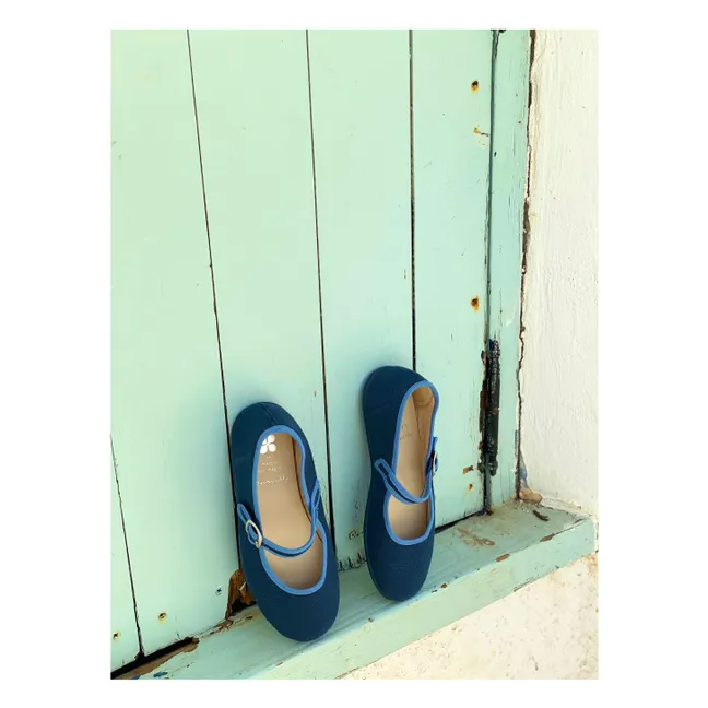 Ballerines Onagra | Bleu marine