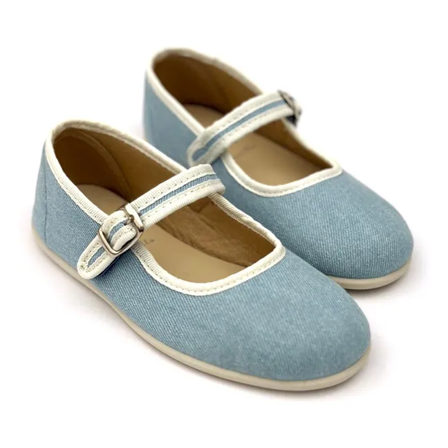 Ballerines Hirondelle Denim | Bleu jean