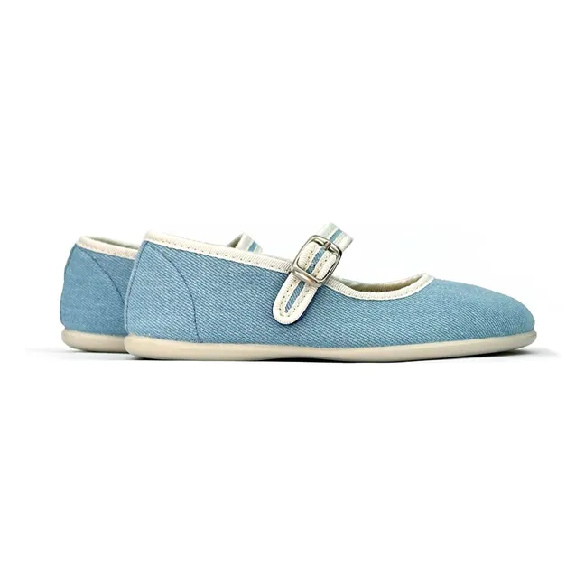 Ballerines Hirondelle Denim | Bleu jean