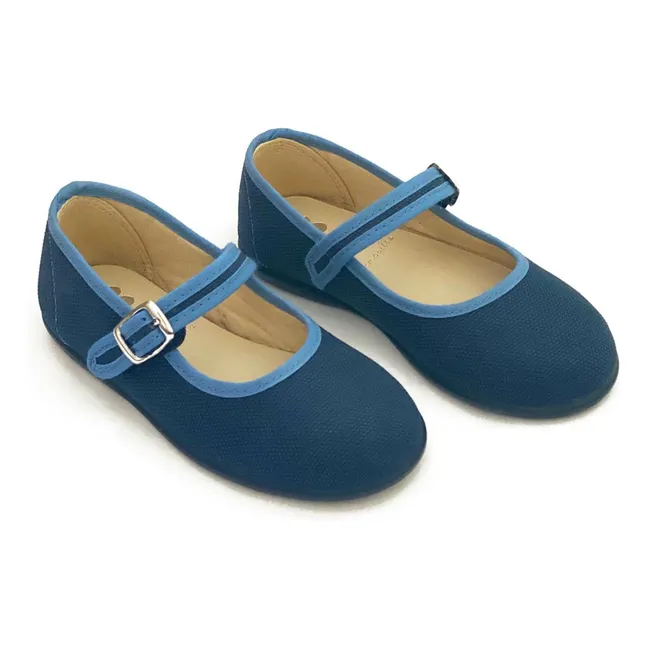 Ballerines Onagra | Bleu marine