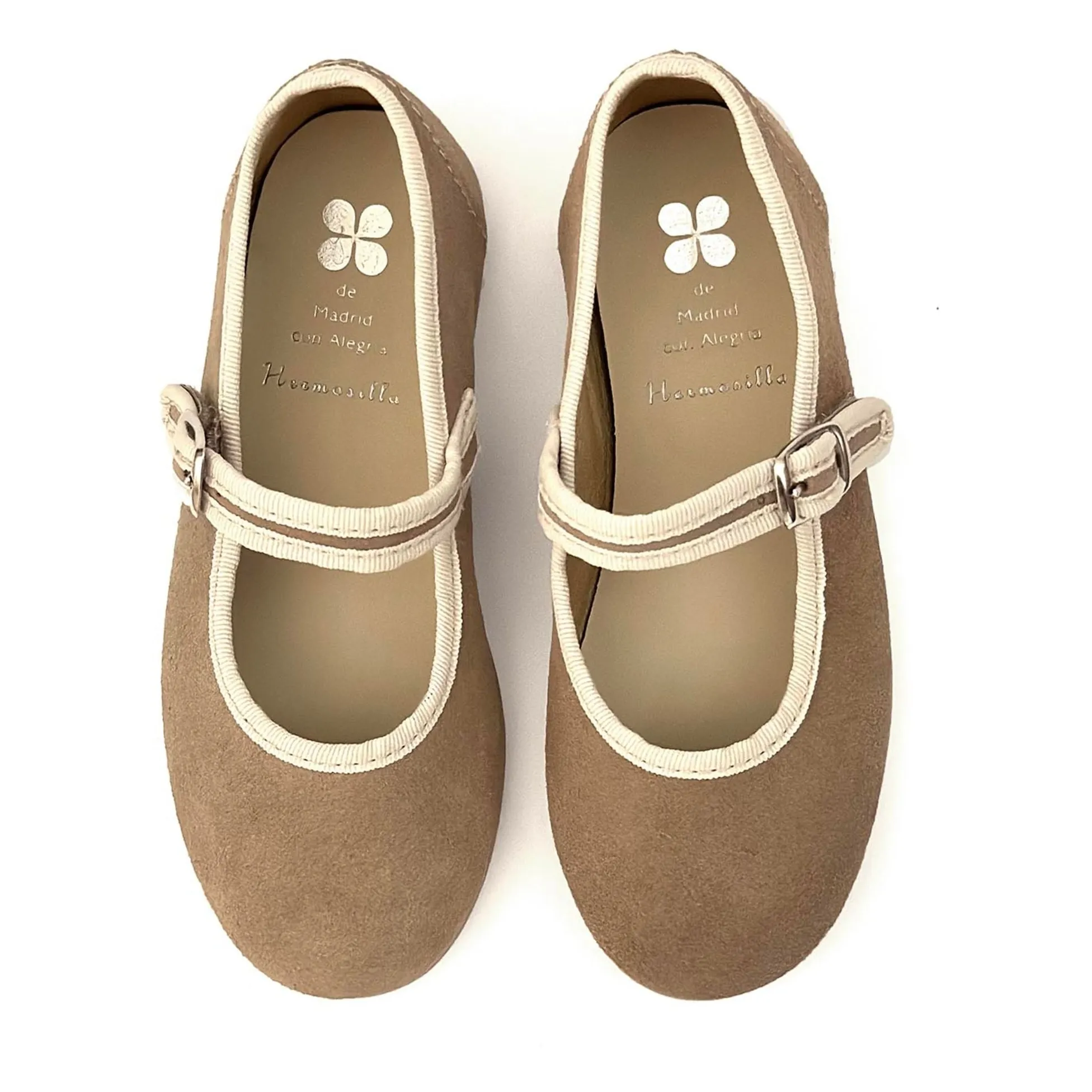 Ballerines Mésange | Camel- Image produit n°1