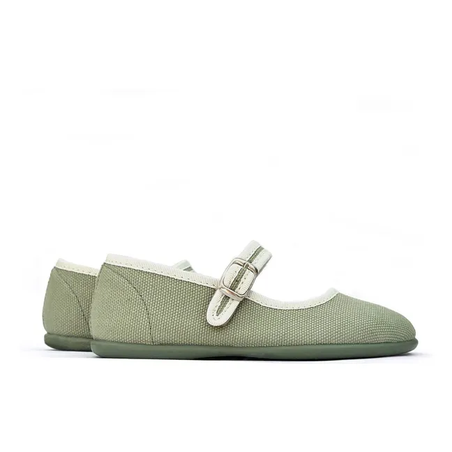 Ballerines Pivert | Vert kaki