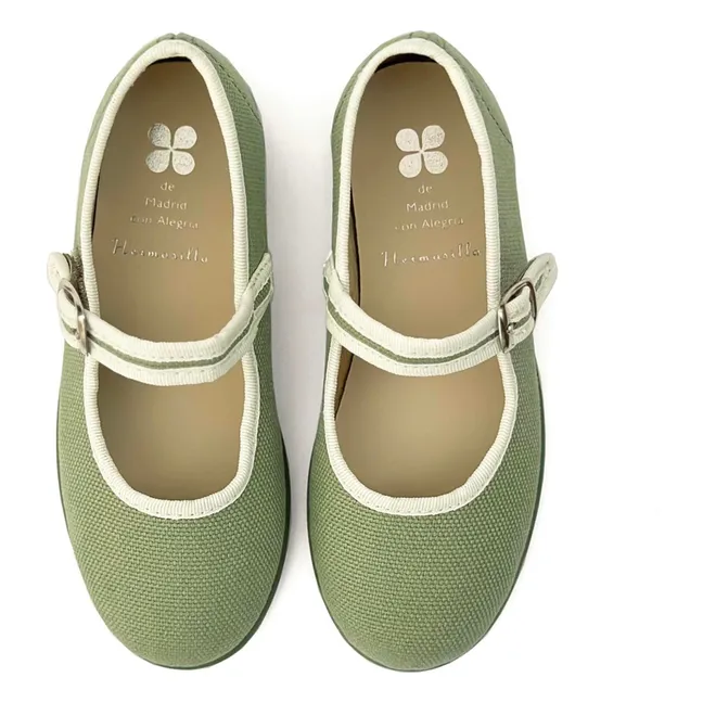 Ballerines Pivert | Vert kaki