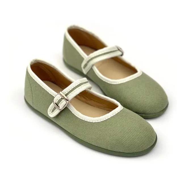 Ballerines Pivert | Vert kaki