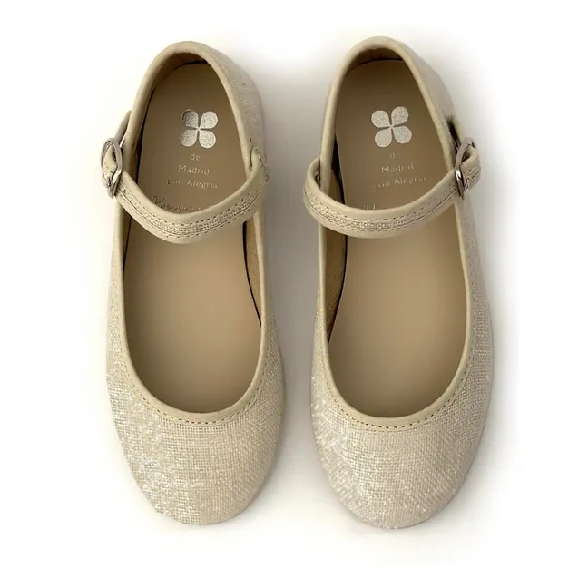 Ballerines Colombe Irisées | Beige