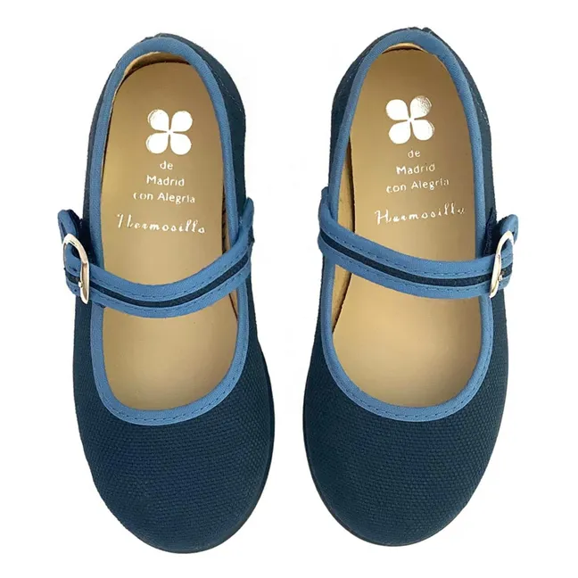 Ballerines Onagra | Bleu marine