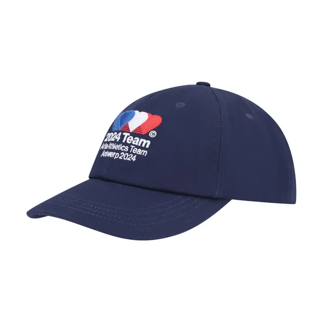 Heart France Embroidery Cap | Navy blue