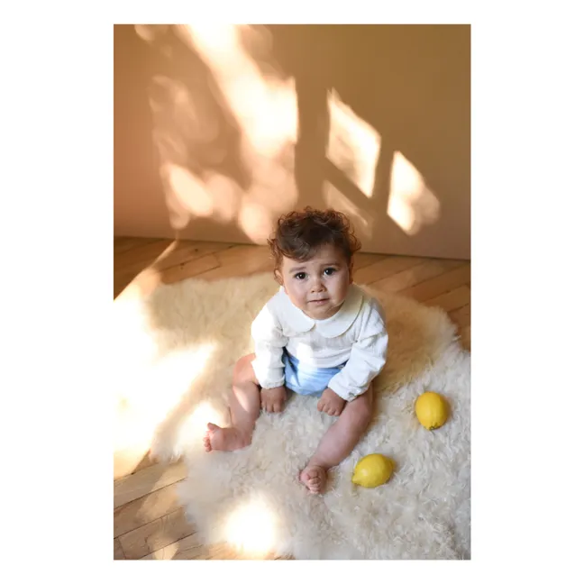 Body Pia Coton Bio | Blanc