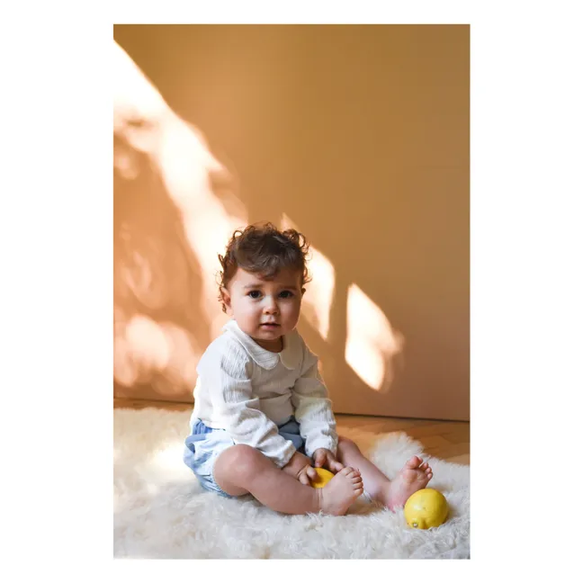 Body Pia Coton Bio | Blanc