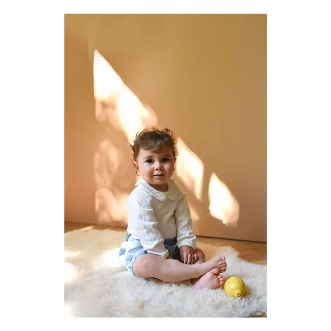 Body Pia Coton Bio | Blanc