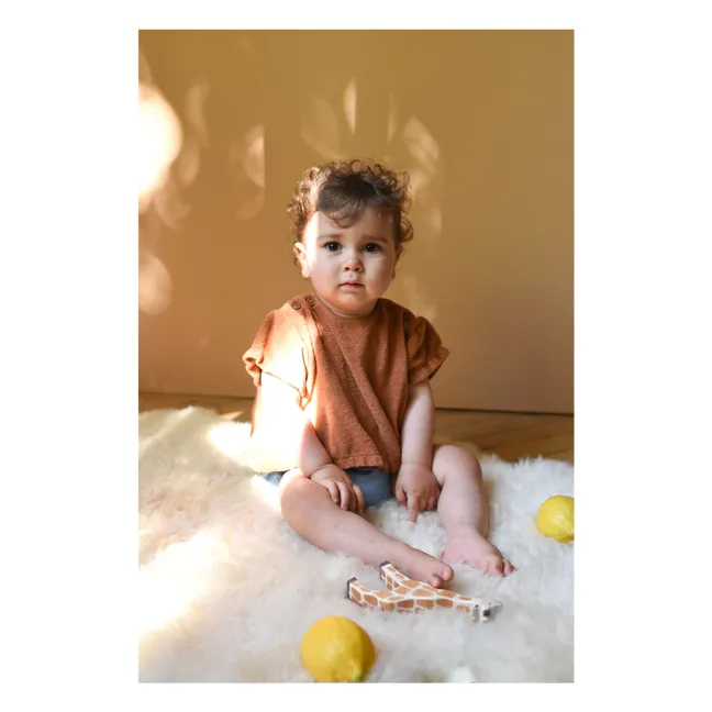 Camiseta Paul Organic Sponge | Camel