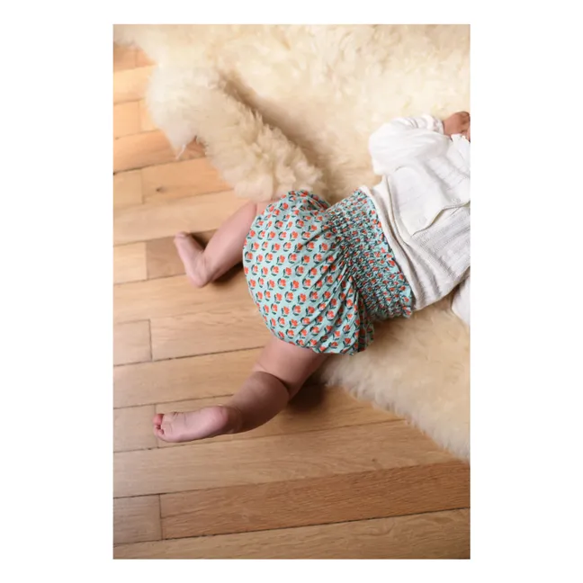Bloomer in cotone organico César | Azzurro