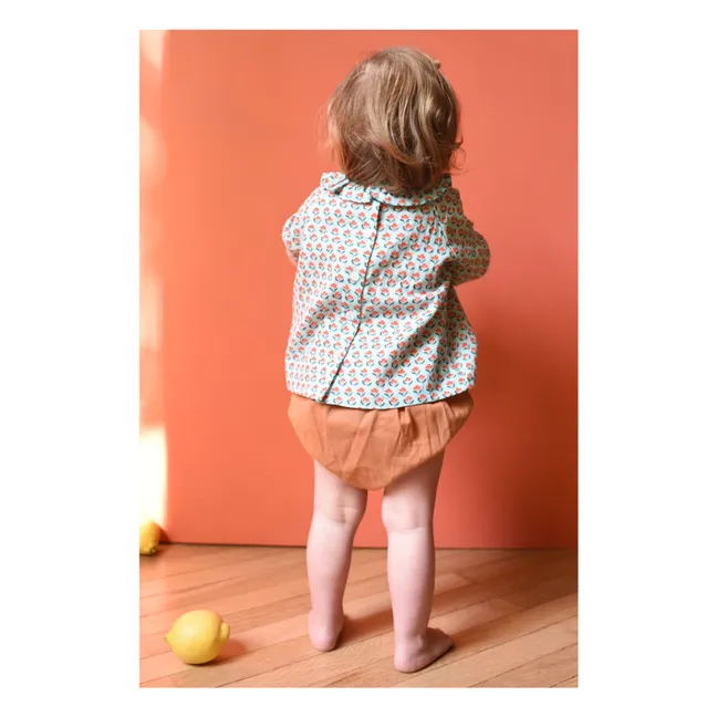 Bluse Charlotte Bio-Baumwolle | Hellblau