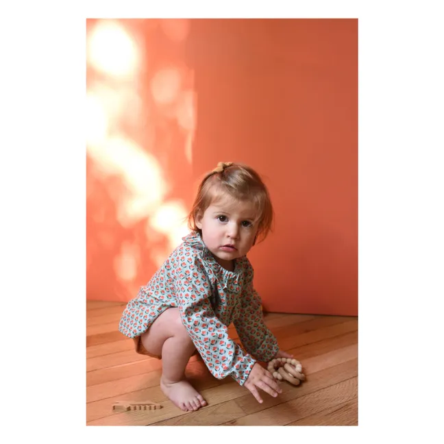 Bluse Charlotte Bio-Baumwolle | Hellblau