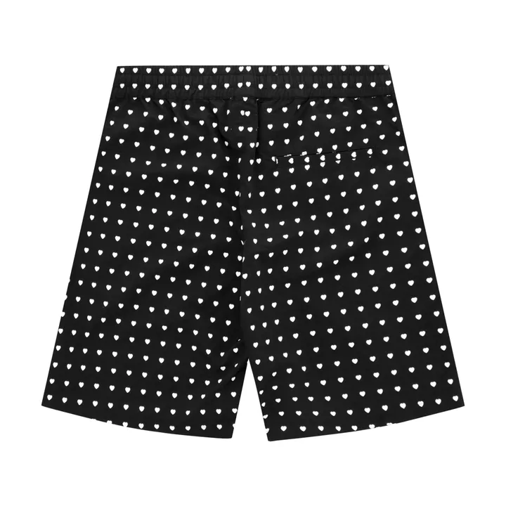 Estampado corazón corto | Negro- Imagen del producto n°3