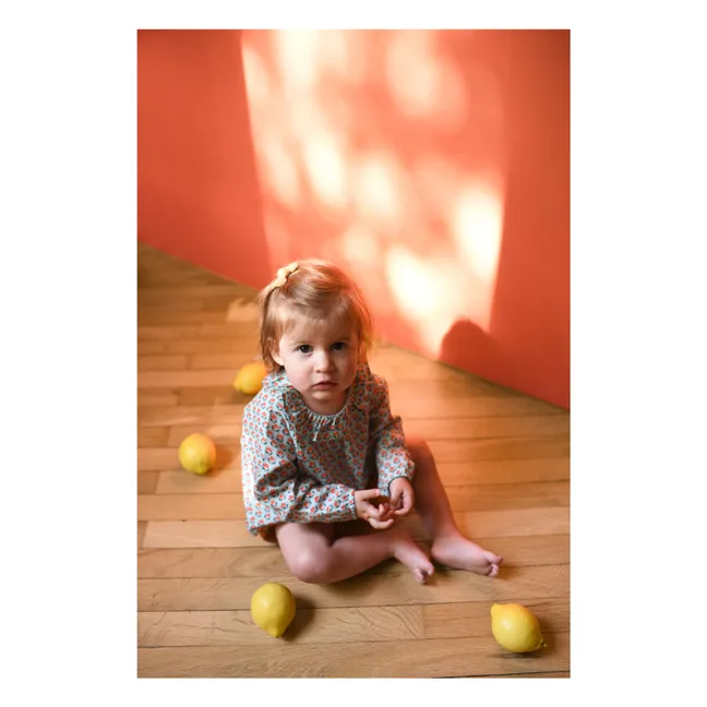 Bluse Charlotte Bio-Baumwolle | Hellblau