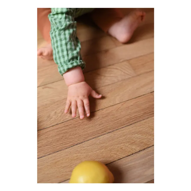 Camicetta in cotone biologico Octave Vichy | Verde