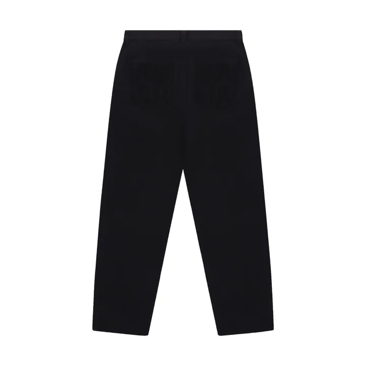 Jean Canvas Embroidery | Noir- Image produit n°3