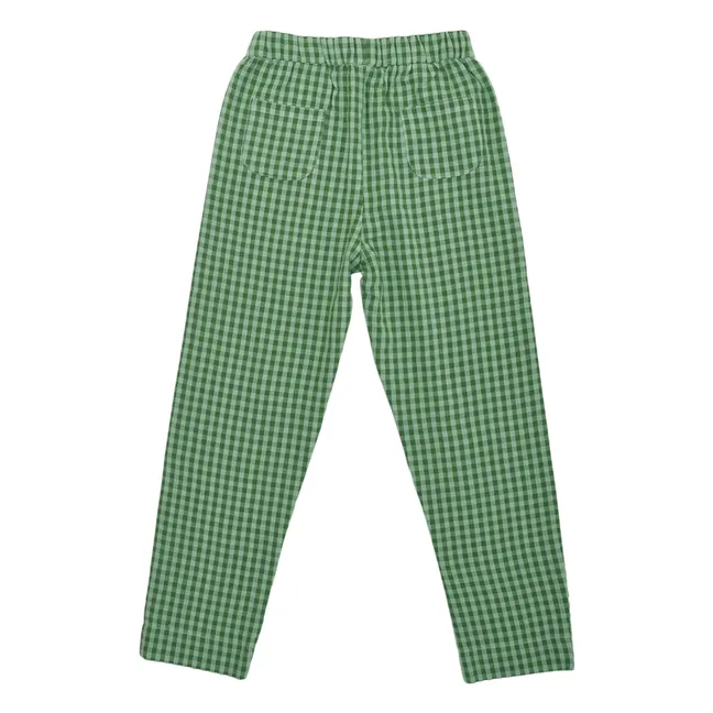 Hose Léon Vichy Bio-Baumwolle | Grün