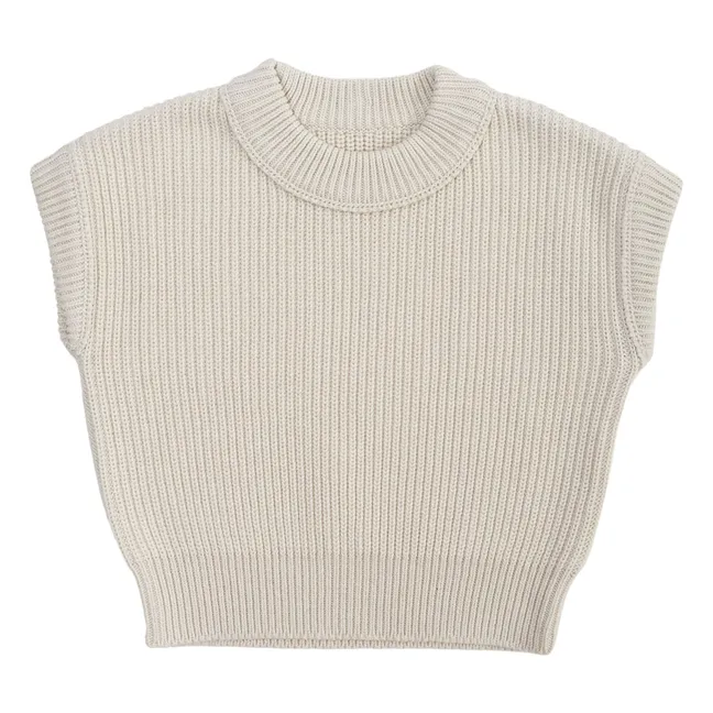 Maglione Theodora Maglia in cotone biologico | Ecru