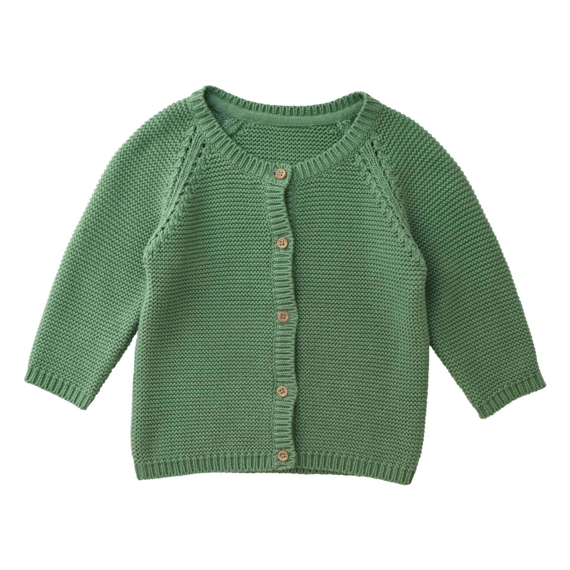 Lililotte Green Victoria Organic Cotton Cardigan