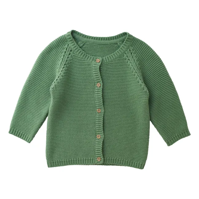 Strickjacke Victoria Bio-Baumwolle | Grün