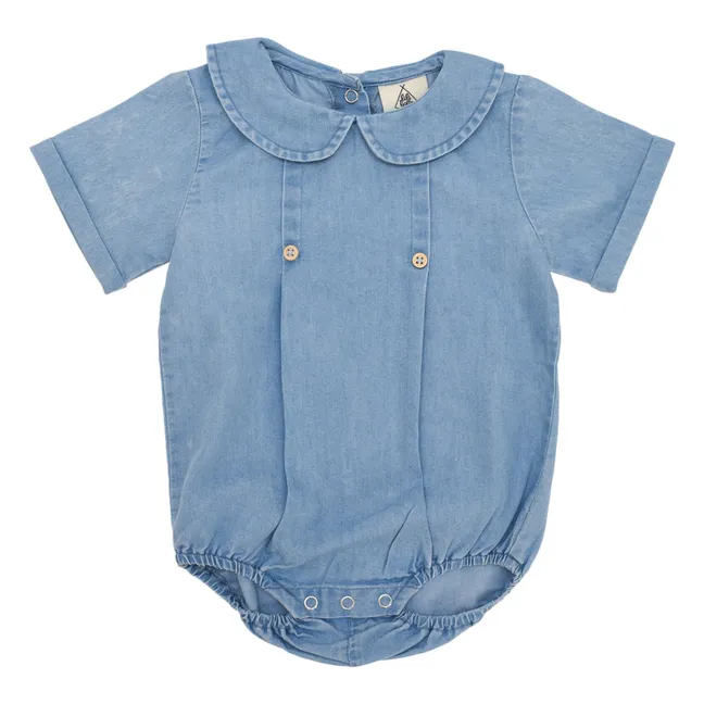 Barboteuse Bertille Coton Bio | Denim