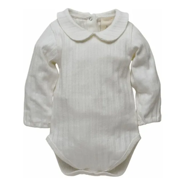 Body Pia Coton Bio | Blanc