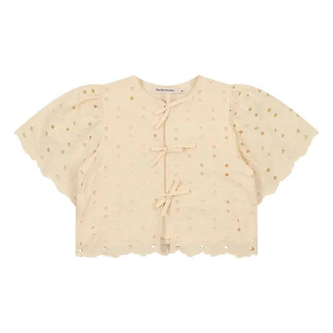 Camicetta con ricamo Creta  | Beige