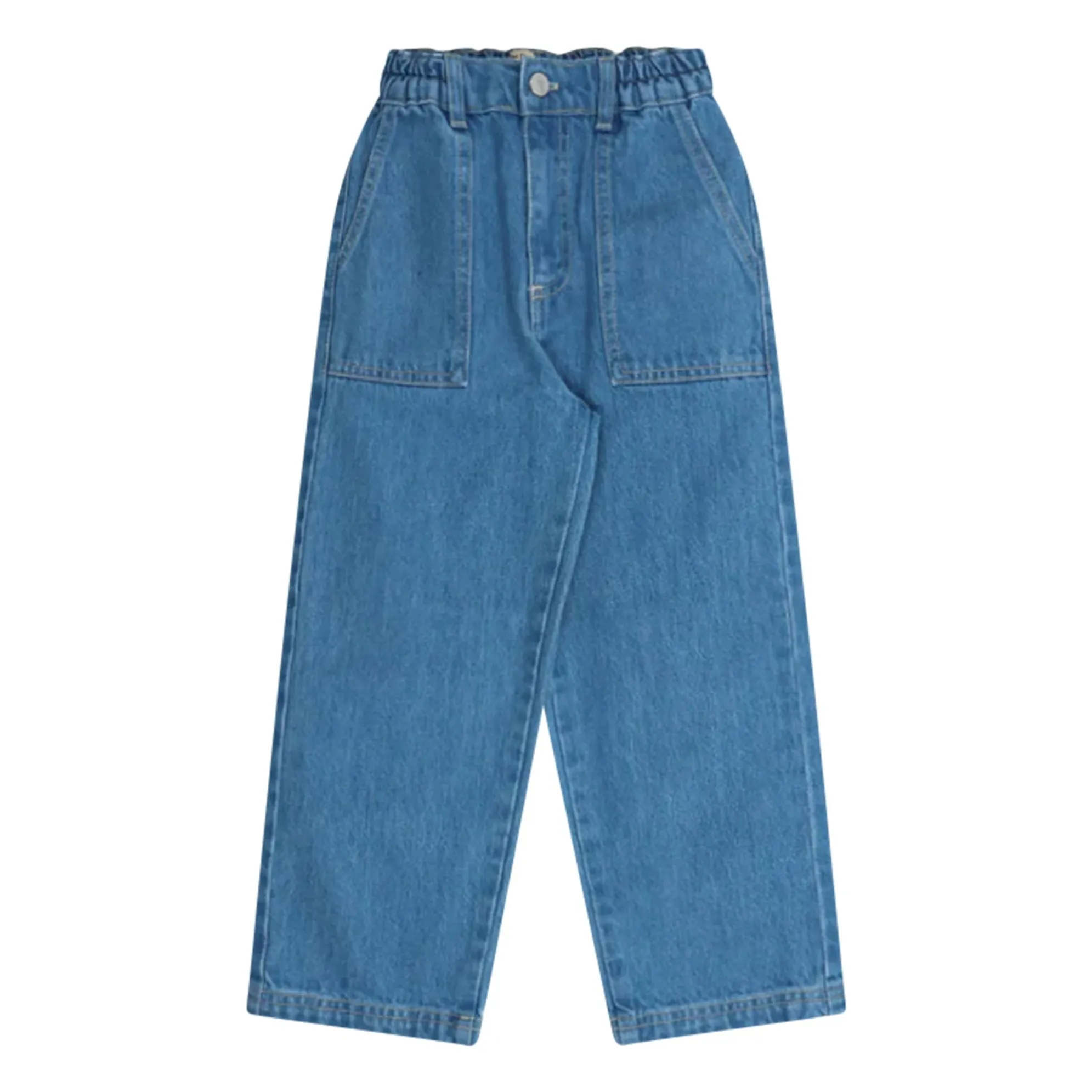 The New Society Denim Blue Jean Pockets Meganisi